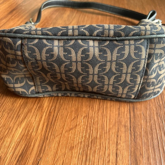 Fossil Vintage Y2K Monogram Logo Shoulder Bag Purse - Picture 6 of 8
